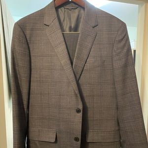 Bonobos grey plaid Blazer